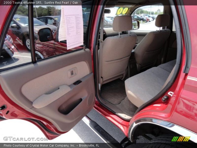 Sunfire Red Pearl / Oak 2000 Toyota 4Runner SR5