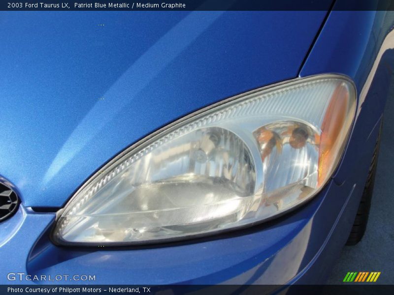Patriot Blue Metallic / Medium Graphite 2003 Ford Taurus LX