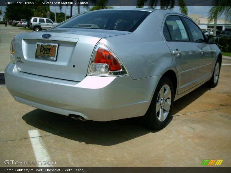 Silver Frost Metallic / Camel 2006 Ford Fusion SE