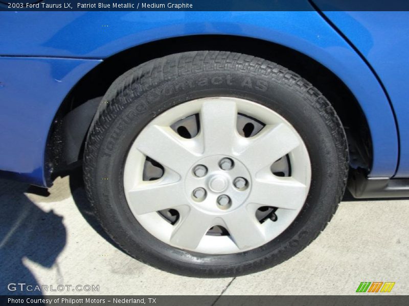 Patriot Blue Metallic / Medium Graphite 2003 Ford Taurus LX
