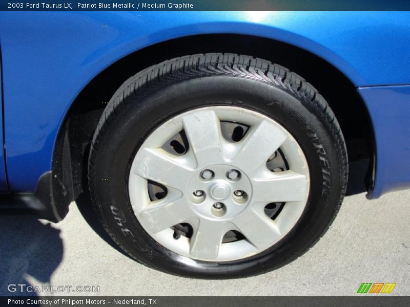 Patriot Blue Metallic / Medium Graphite 2003 Ford Taurus LX