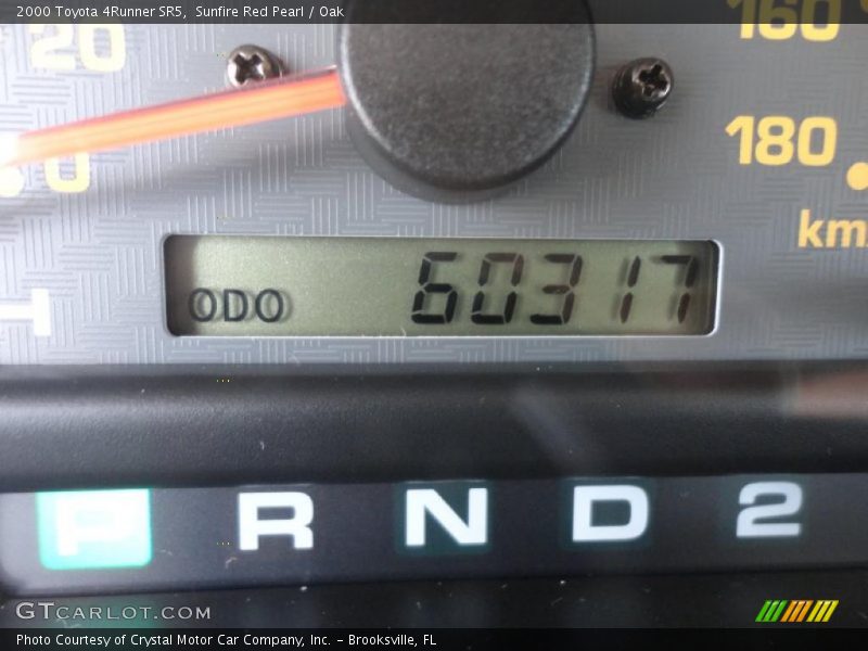 Sunfire Red Pearl / Oak 2000 Toyota 4Runner SR5