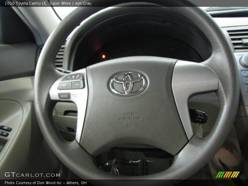 Super White / Ash Gray 2010 Toyota Camry LE