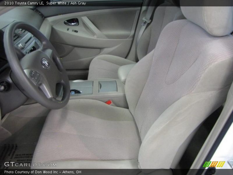 Super White / Ash Gray 2010 Toyota Camry LE
