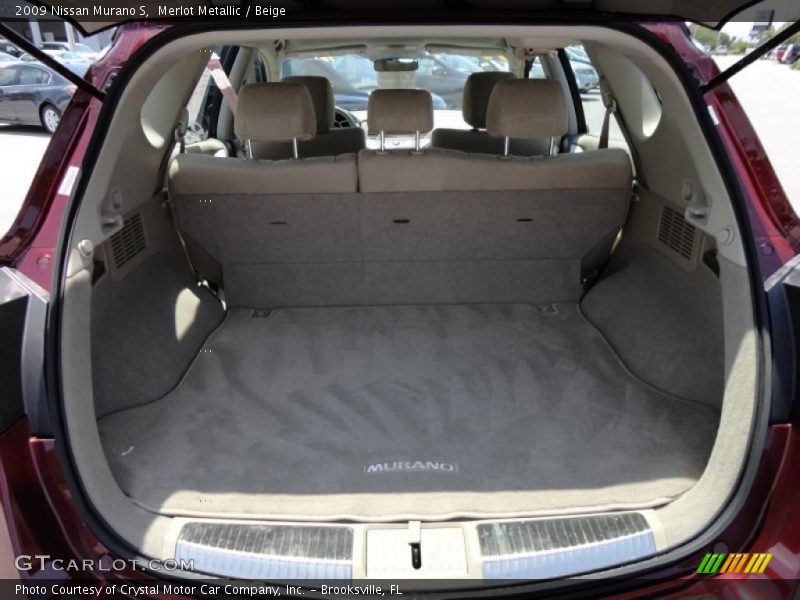 Merlot Metallic / Beige 2009 Nissan Murano S