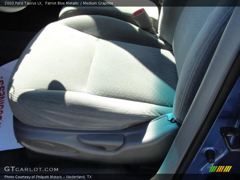 Patriot Blue Metallic / Medium Graphite 2003 Ford Taurus LX