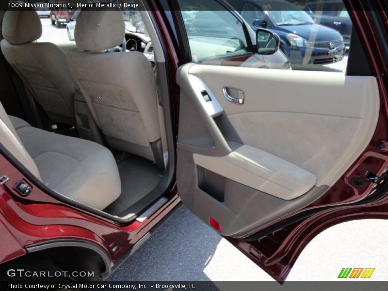 Merlot Metallic / Beige 2009 Nissan Murano S