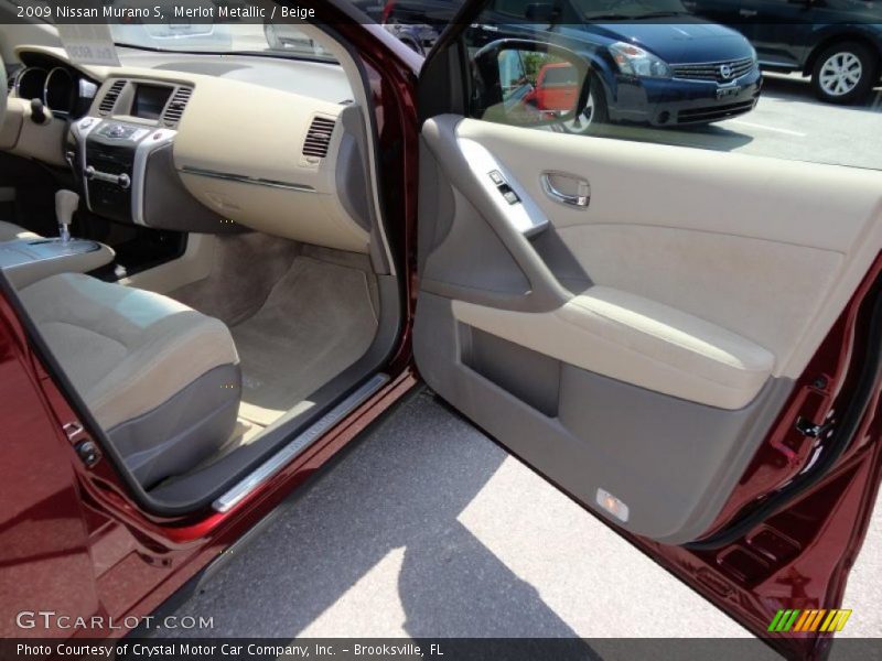 Merlot Metallic / Beige 2009 Nissan Murano S