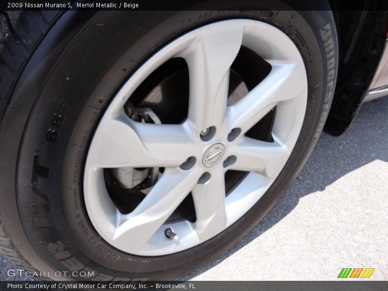 Merlot Metallic / Beige 2009 Nissan Murano S