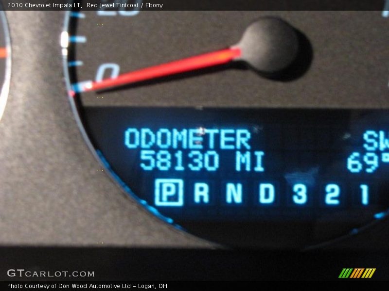 Red Jewel Tintcoat / Ebony 2010 Chevrolet Impala LT