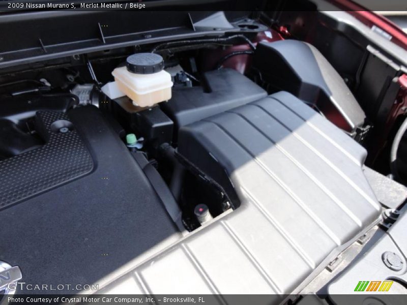 Merlot Metallic / Beige 2009 Nissan Murano S