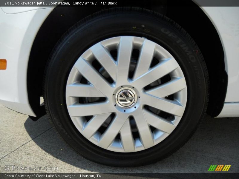 Candy White / Titan Black 2011 Volkswagen Jetta S SportWagen