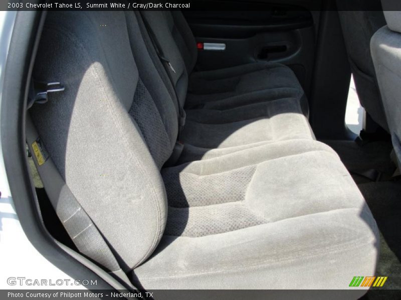 Summit White / Gray/Dark Charcoal 2003 Chevrolet Tahoe LS