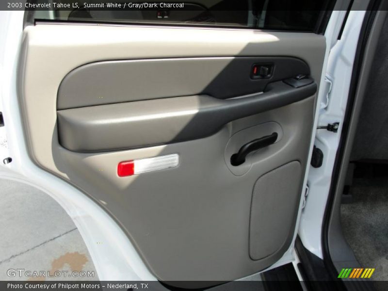 Summit White / Gray/Dark Charcoal 2003 Chevrolet Tahoe LS