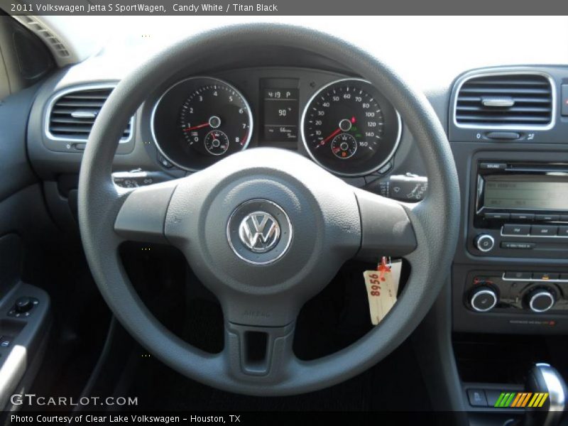 Candy White / Titan Black 2011 Volkswagen Jetta S SportWagen