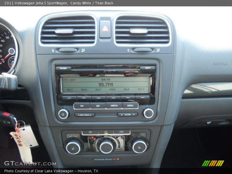 Candy White / Titan Black 2011 Volkswagen Jetta S SportWagen