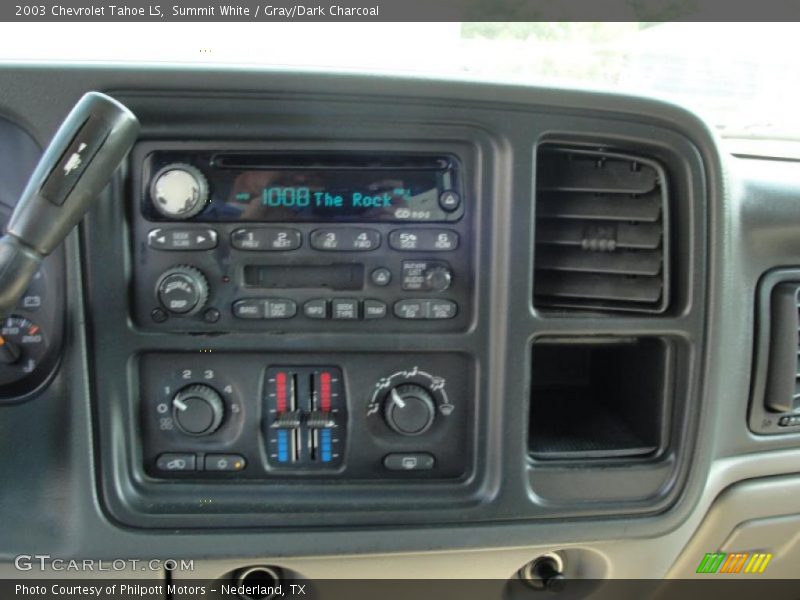 Summit White / Gray/Dark Charcoal 2003 Chevrolet Tahoe LS