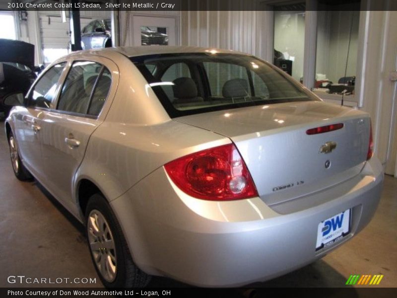 Silver Ice Metallic / Gray 2010 Chevrolet Cobalt LS Sedan