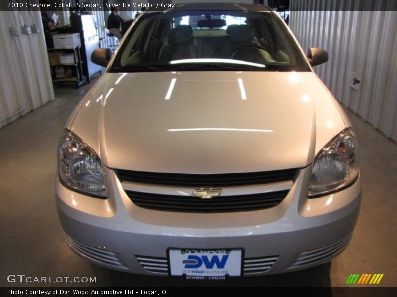 Silver Ice Metallic / Gray 2010 Chevrolet Cobalt LS Sedan