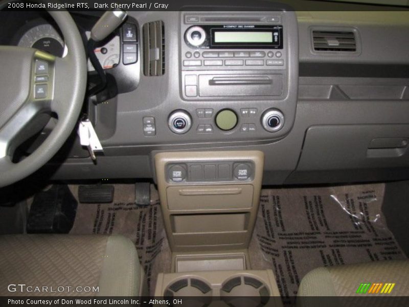 Dark Cherry Pearl / Gray 2008 Honda Ridgeline RTS