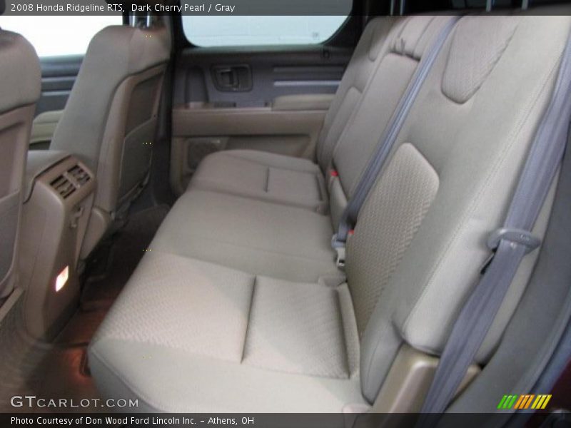 Dark Cherry Pearl / Gray 2008 Honda Ridgeline RTS