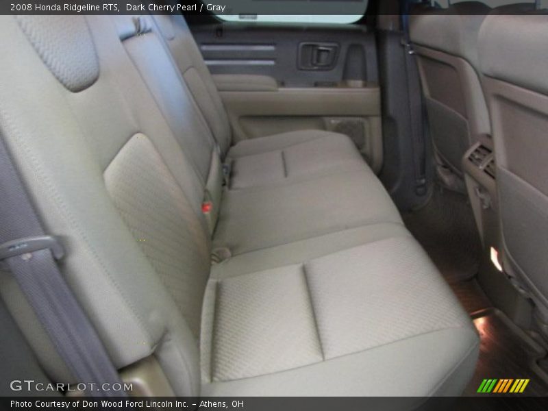 Dark Cherry Pearl / Gray 2008 Honda Ridgeline RTS