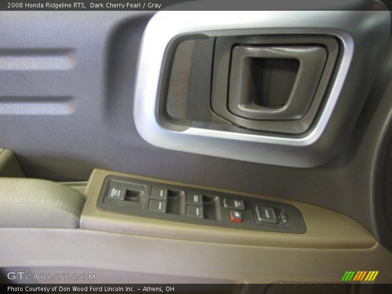 Dark Cherry Pearl / Gray 2008 Honda Ridgeline RTS
