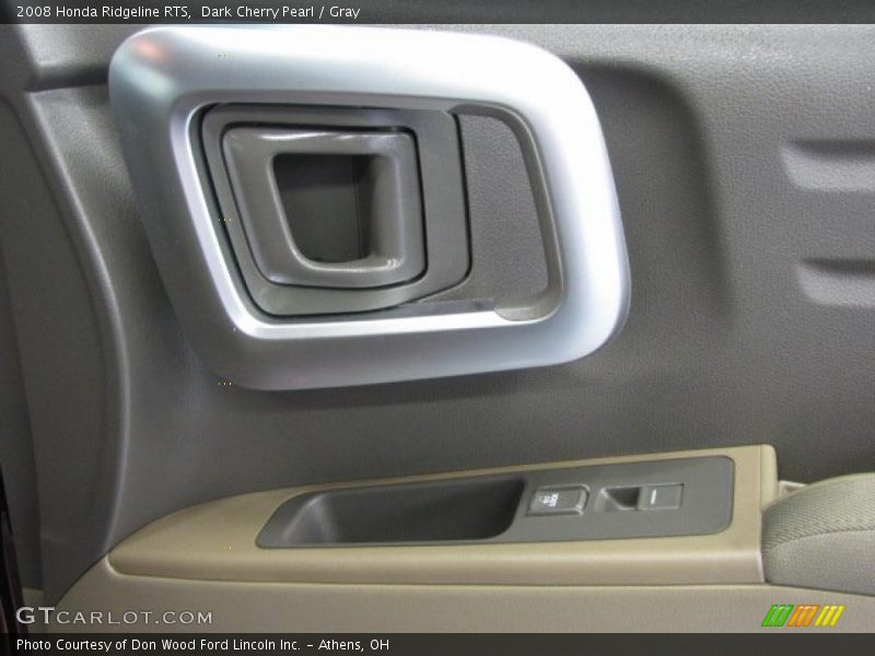 Dark Cherry Pearl / Gray 2008 Honda Ridgeline RTS