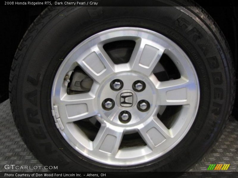 Dark Cherry Pearl / Gray 2008 Honda Ridgeline RTS