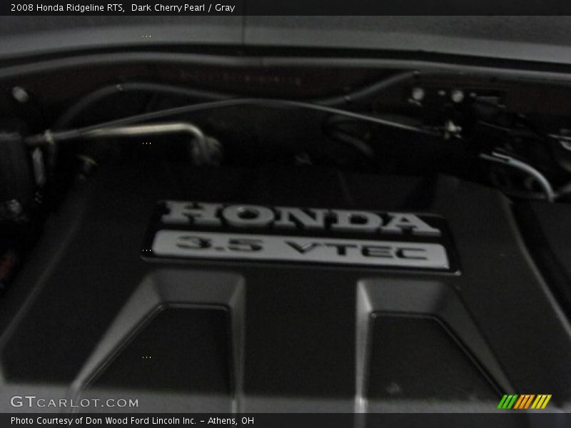 Dark Cherry Pearl / Gray 2008 Honda Ridgeline RTS