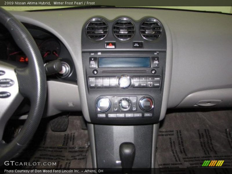 Winter Frost Pearl / Frost 2009 Nissan Altima Hybrid