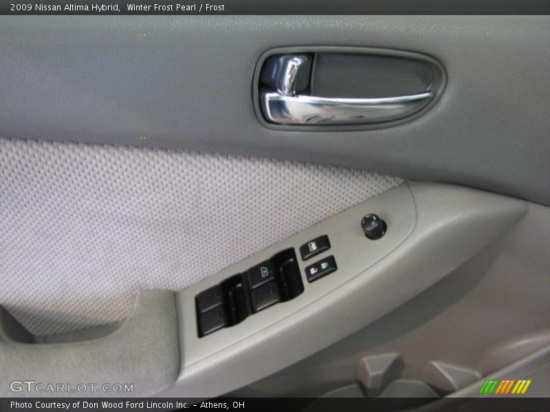 Winter Frost Pearl / Frost 2009 Nissan Altima Hybrid