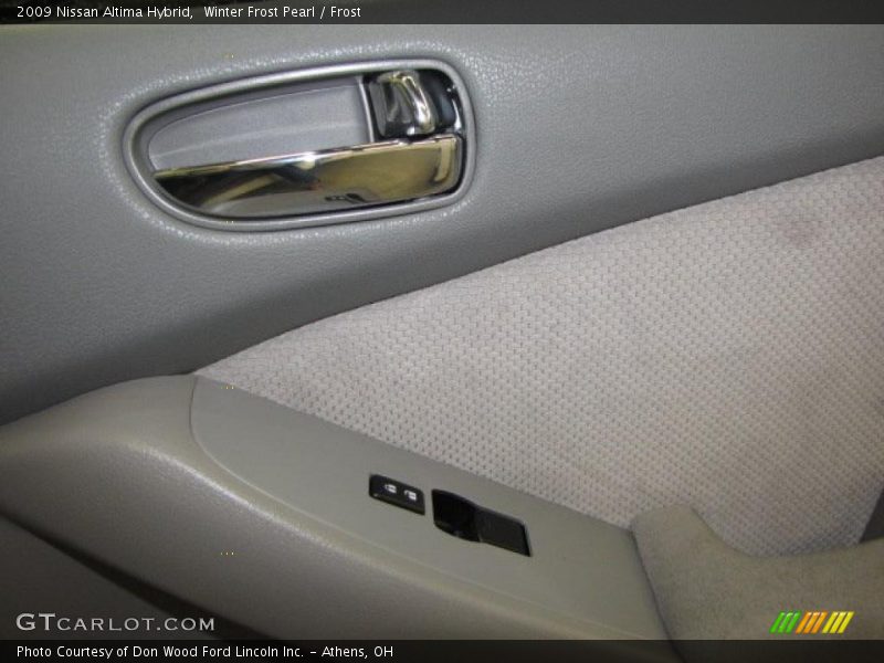 Winter Frost Pearl / Frost 2009 Nissan Altima Hybrid