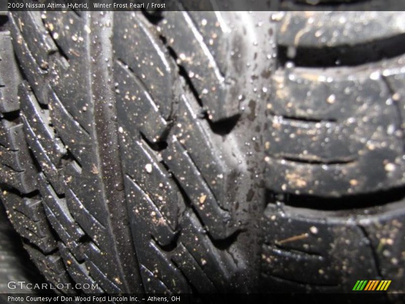 Winter Frost Pearl / Frost 2009 Nissan Altima Hybrid