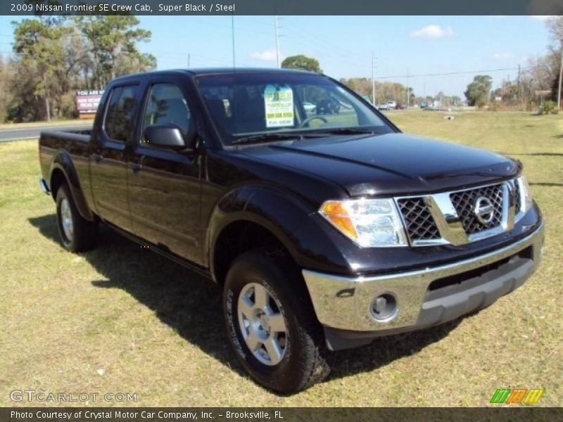Super Black / Steel 2009 Nissan Frontier SE Crew Cab