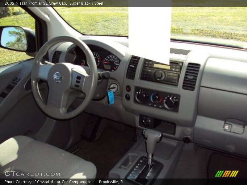 Super Black / Steel 2009 Nissan Frontier SE Crew Cab
