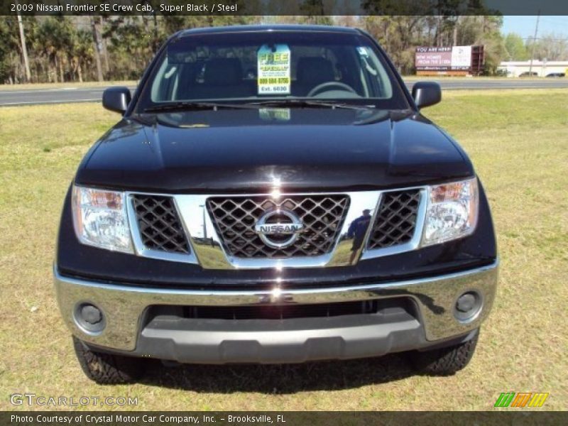 Super Black / Steel 2009 Nissan Frontier SE Crew Cab