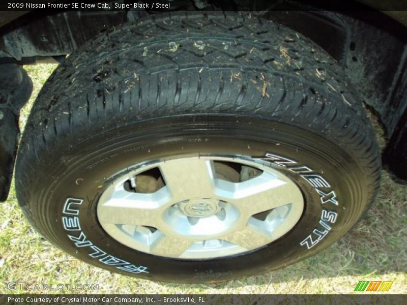 Super Black / Steel 2009 Nissan Frontier SE Crew Cab