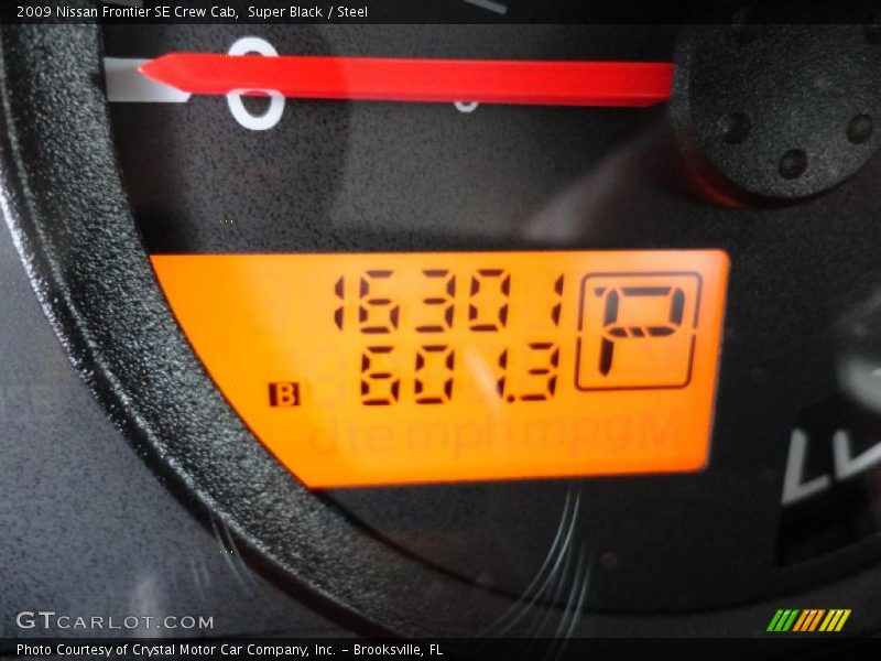 Super Black / Steel 2009 Nissan Frontier SE Crew Cab