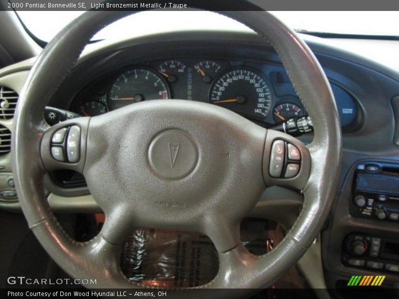 Light Bronzemist Metallic / Taupe 2000 Pontiac Bonneville SE