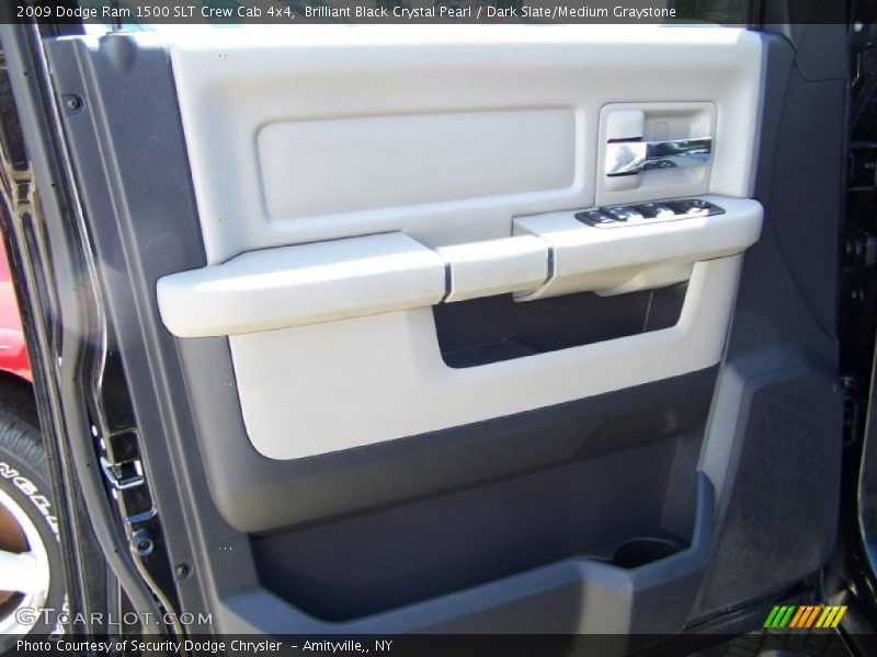 Brilliant Black Crystal Pearl / Dark Slate/Medium Graystone 2009 Dodge Ram 1500 SLT Crew Cab 4x4