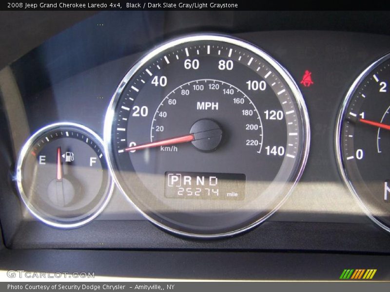 Black / Dark Slate Gray/Light Graystone 2008 Jeep Grand Cherokee Laredo 4x4