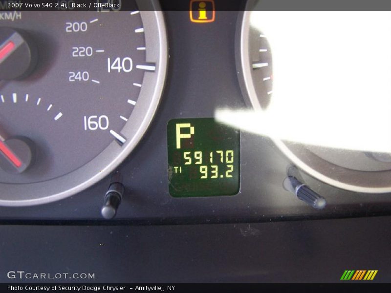 Black / Off-Black 2007 Volvo S40 2.4i