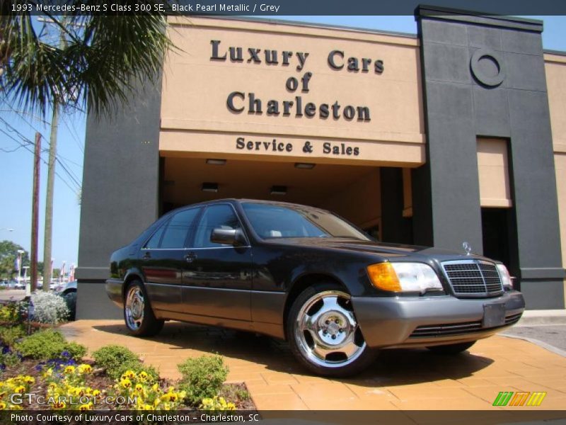 Black Pearl Metallic / Grey 1993 Mercedes-Benz S Class 300 SE