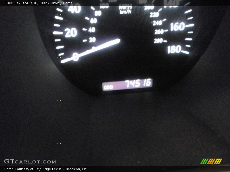 Black Onyx / Camel 2006 Lexus SC 430