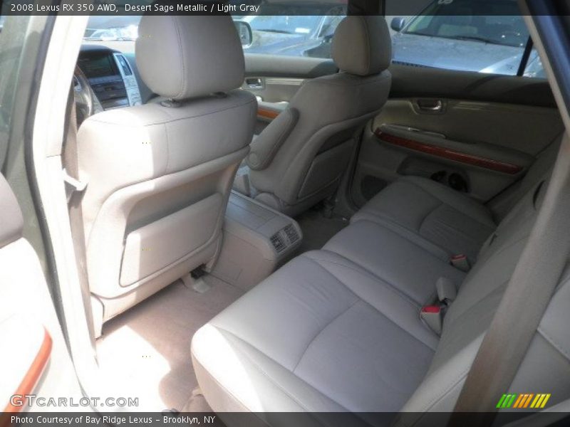 Desert Sage Metallic / Light Gray 2008 Lexus RX 350 AWD