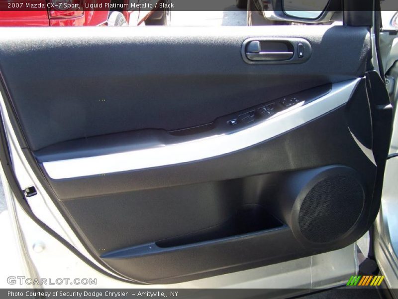 Liquid Platinum Metallic / Black 2007 Mazda CX-7 Sport