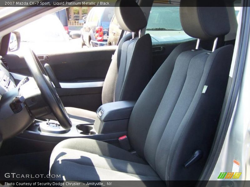 Liquid Platinum Metallic / Black 2007 Mazda CX-7 Sport