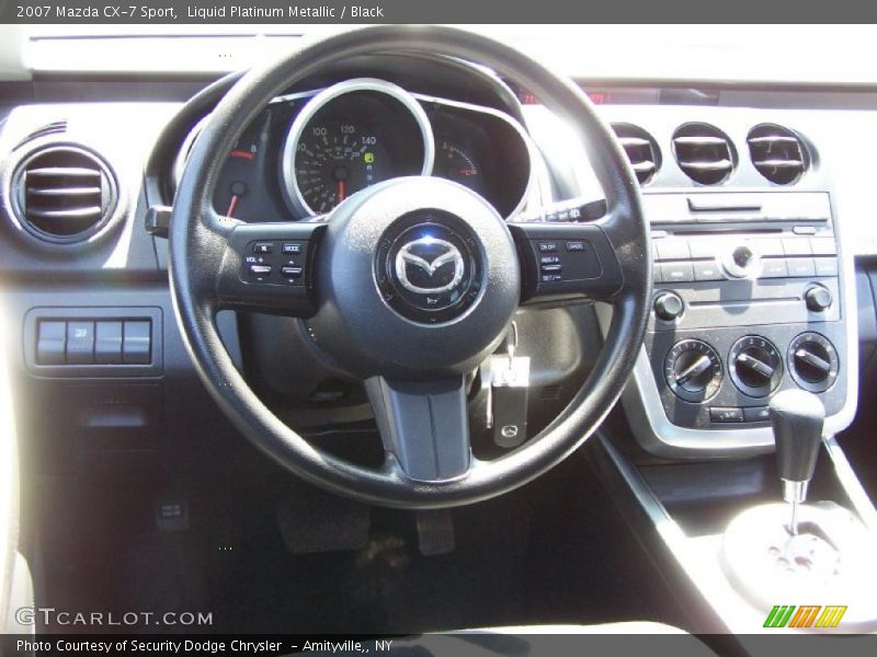Liquid Platinum Metallic / Black 2007 Mazda CX-7 Sport