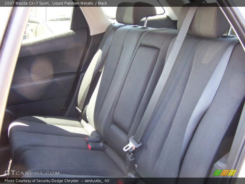 Liquid Platinum Metallic / Black 2007 Mazda CX-7 Sport